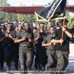 Imagen de combatientes islamistas de Ahrar al-Sham Ghouta, Damasco