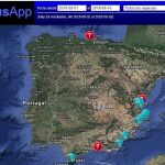 La app incluye un mapa para ir consignando dónde hay medusas
