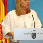 La portavoz del Gobierno regional, María Pedro Reverte