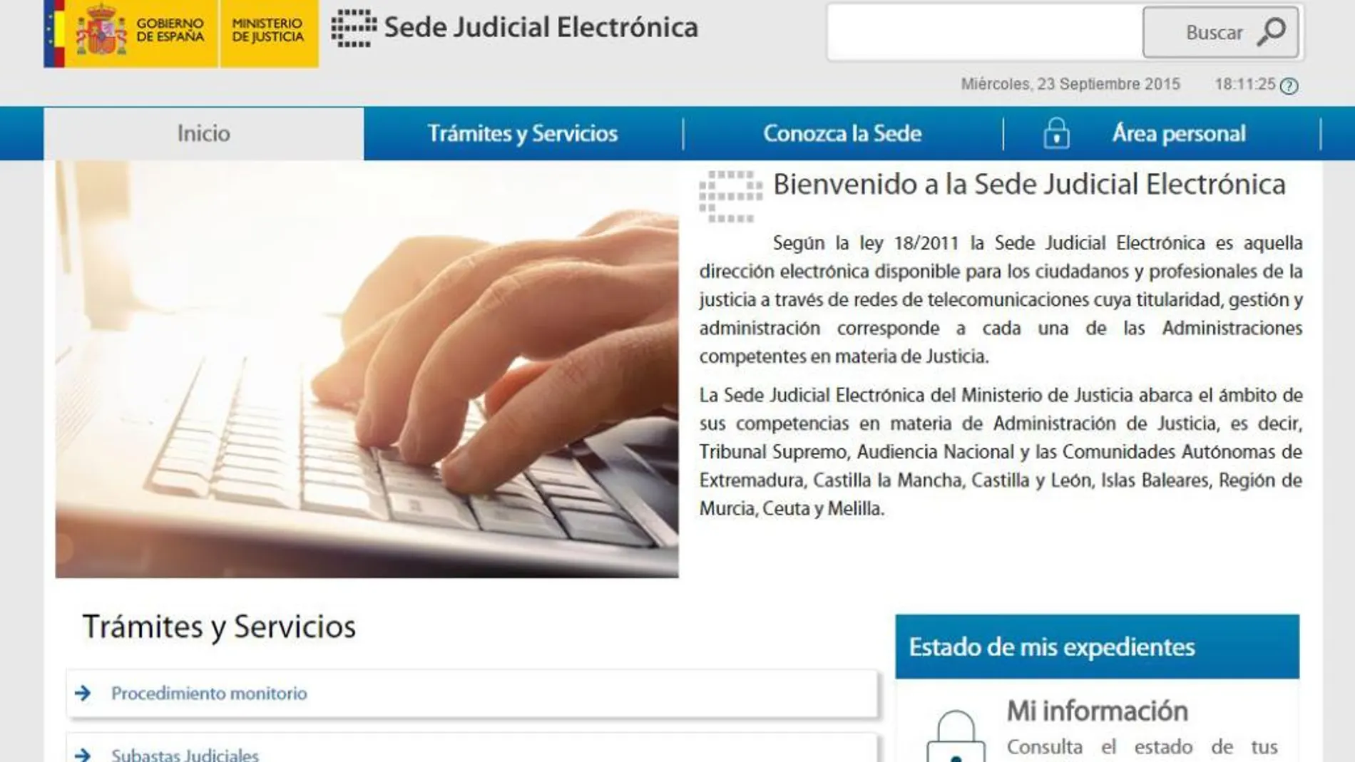 Los ciudadanos ya pueden acceder en internet a sus trámites judiciales