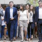 Podemos, PSPV y Compromís escenificaron su frágil unión en el Pacte del Botànic, que hoy hace aguas