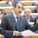 Zapatero habló ayer por primera vez del 7-J en el Senado
