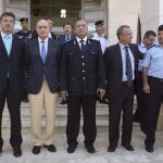 Los ministros españoles de Interior y Justicia, Jorge Fernández Díaz (2i) y Rafael Catalá (i) se encuentran de visita oficial a Israel y Palestina