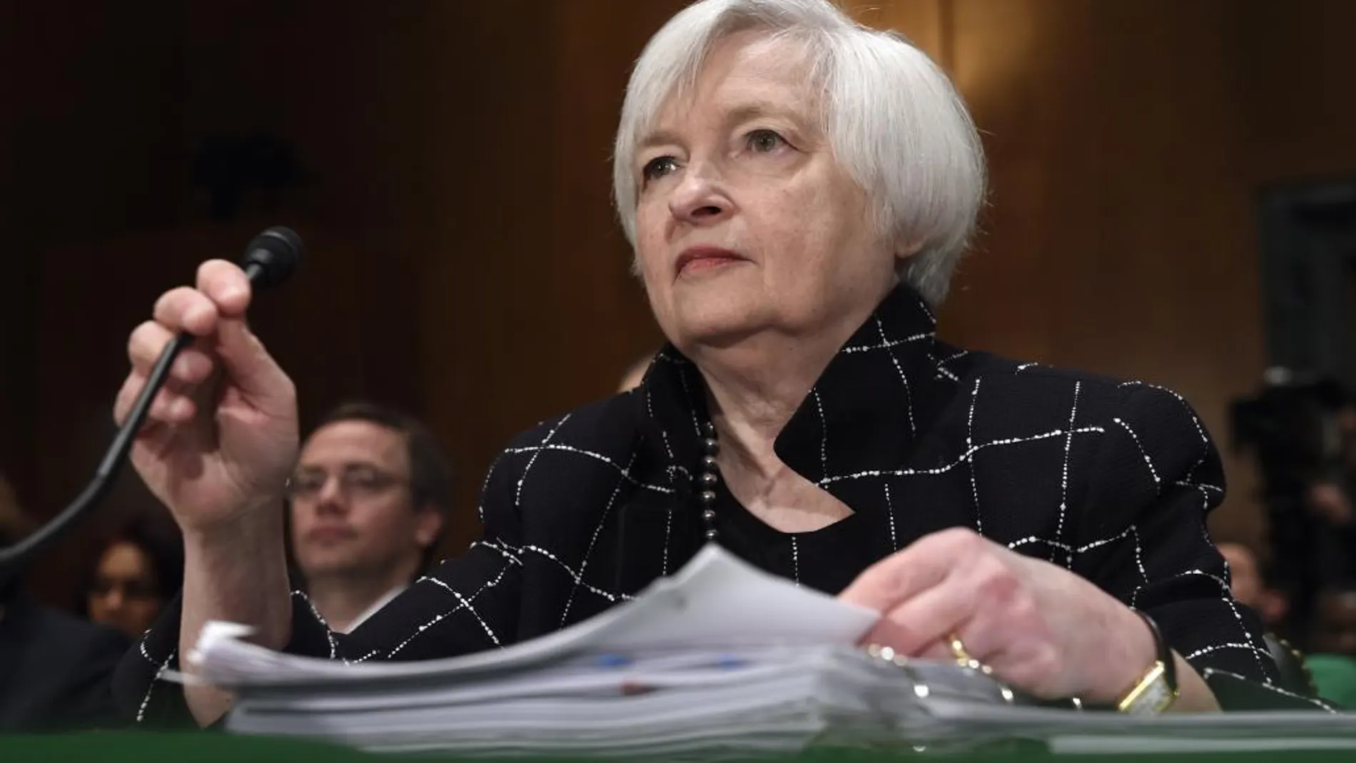 La presidenta de la Fed Janet Yellen