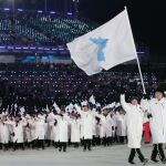 Imágenes de la ceremonia de apertura de los Juegos Olímpicos de Invierno 2018 de Pyeongchang (Corea del Sur), primer acontecimiento que atacó el malware Olympic Destroyer