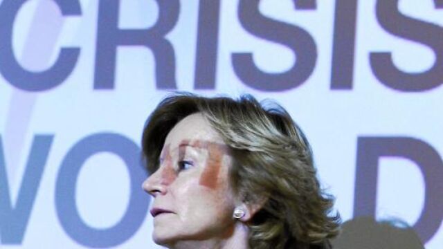 La vicepresidenta económica del Gobierno, Elena Salgado