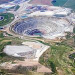 Vista de la mina sevillana Cobre las Cruces, que los ecologistas exigen al Gobierno andaluz que paralice