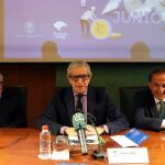 El presidente de la Fundación Bancaria Unicaja, Braulio Medel, ayer en la inauguración de las jornadas