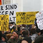 Movilizaciones en Berlín tras los abusos sexuales perpetrados por inmigrantes en la ciudad de Colonia durante la noche de Año Nuevo