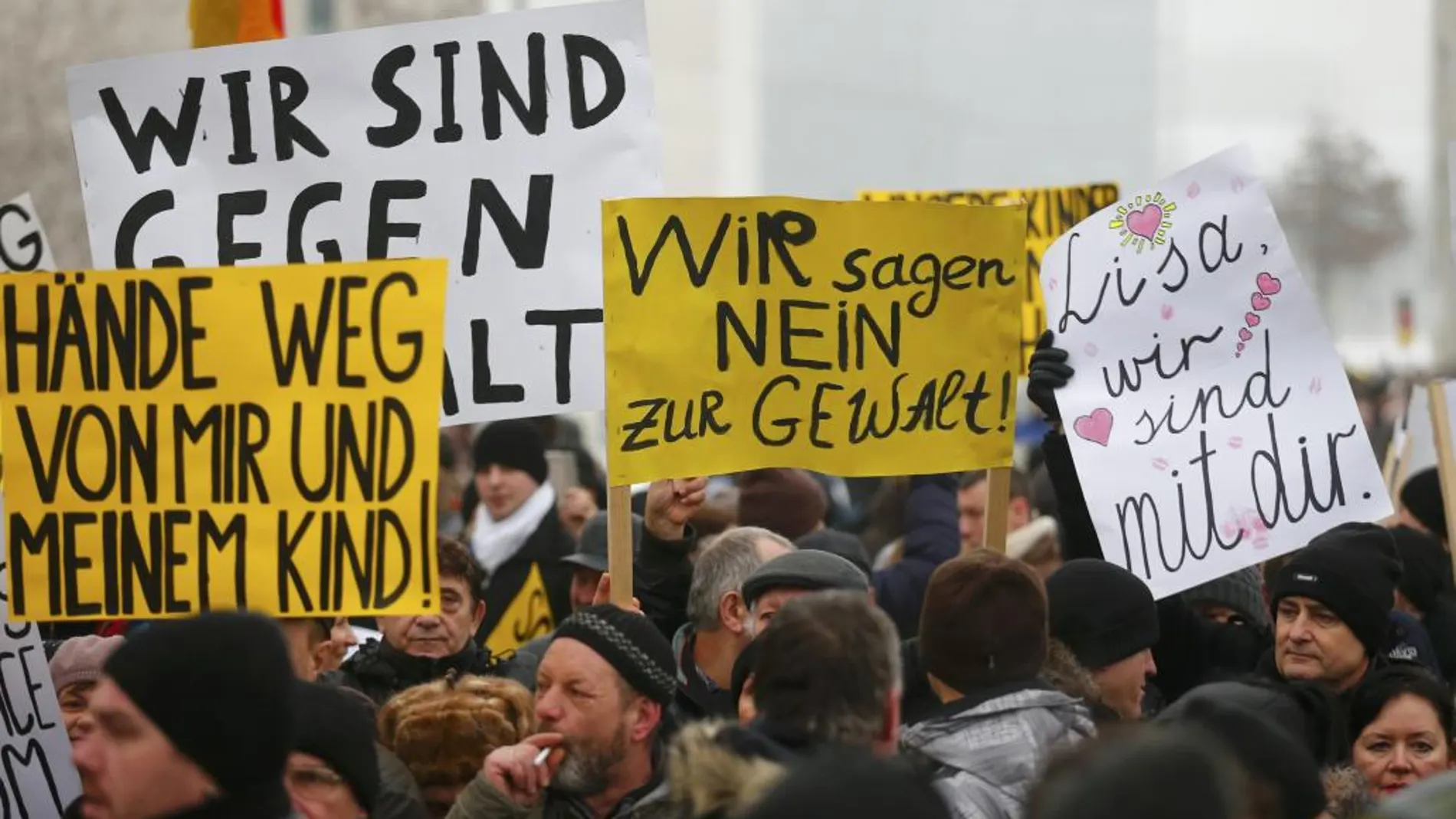 Movilizaciones en Berlín tras los abusos sexuales perpetrados por inmigrantes en la ciudad de Colonia durante la noche de Año Nuevo