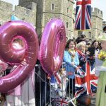 La reina Isabel II el día de su 90 cumpleaños