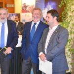 Luis Romero, director general del Grupo Fulton, organizador del Seminario, con Vicente Navarro Luján y Natxo Costa