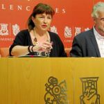 Los diputados Cristina Moreno y Francesc Signes