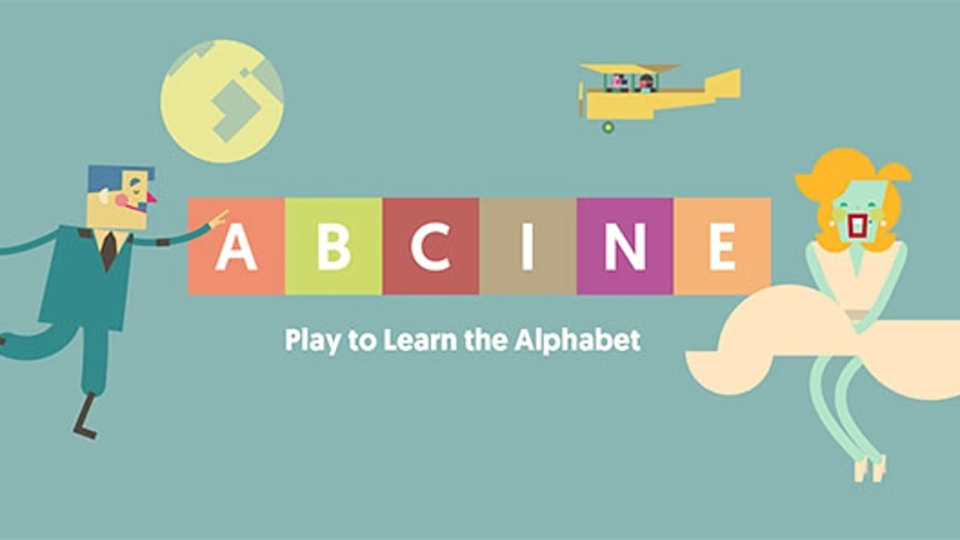 Una app de película para enseñar el alfabeto