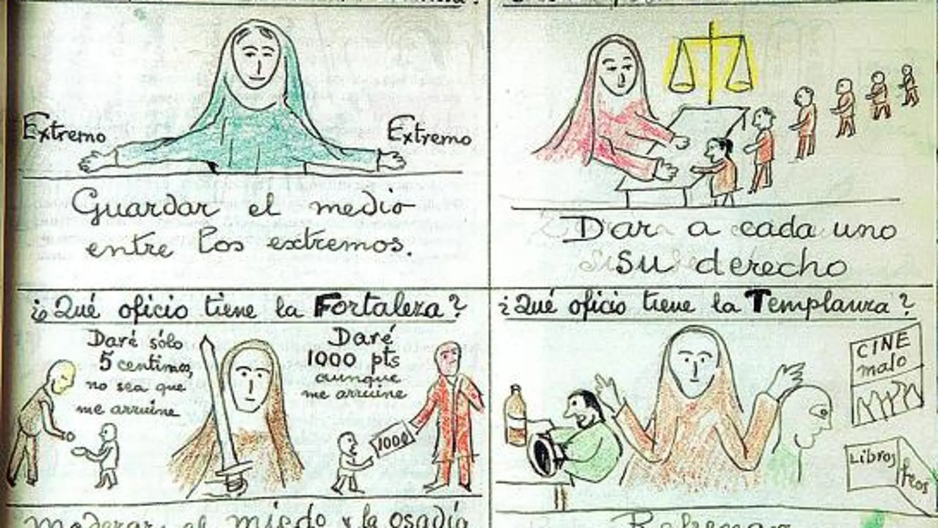 José María Lorente, padre de familia y doctor en Ciencias, dibujó esta obra para dar catequesis a escondidas