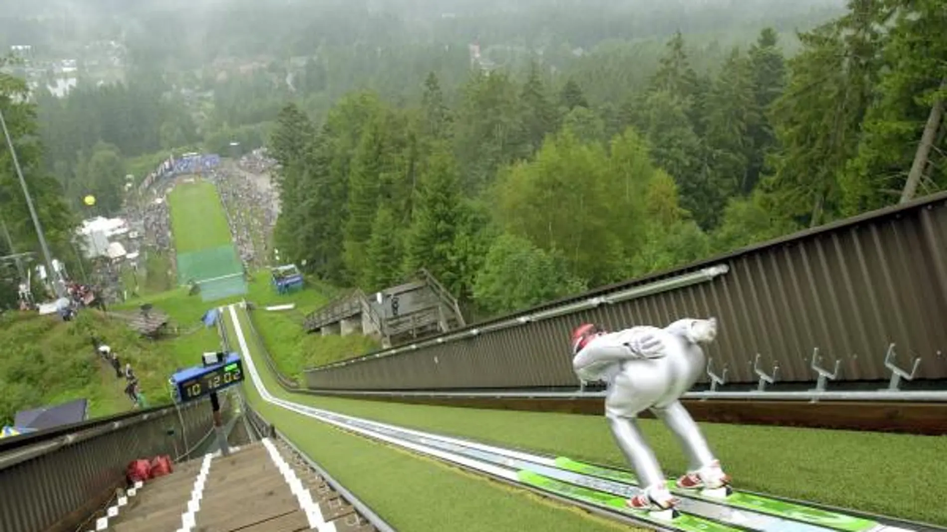 Hinterzarten, en Alemania, alberga la prueba más famosa de esquí sobre hierba