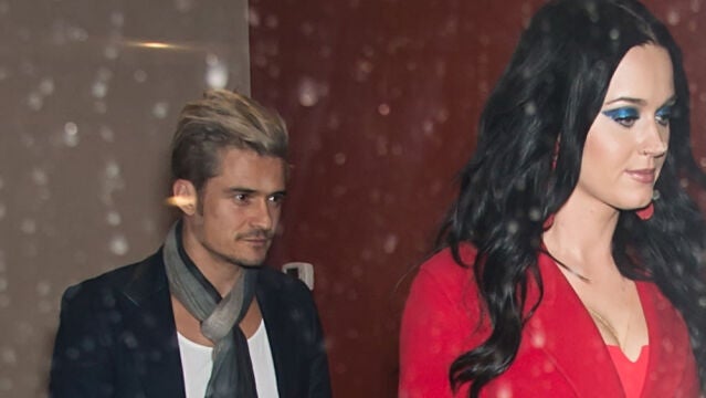 Orlando Bloom y Katy Perry durante su relación