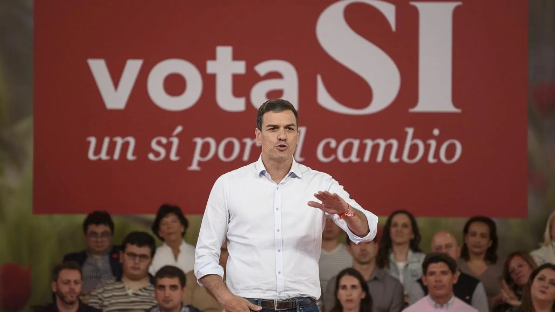 El secretario general de los socialistas, Pedro Sánchez