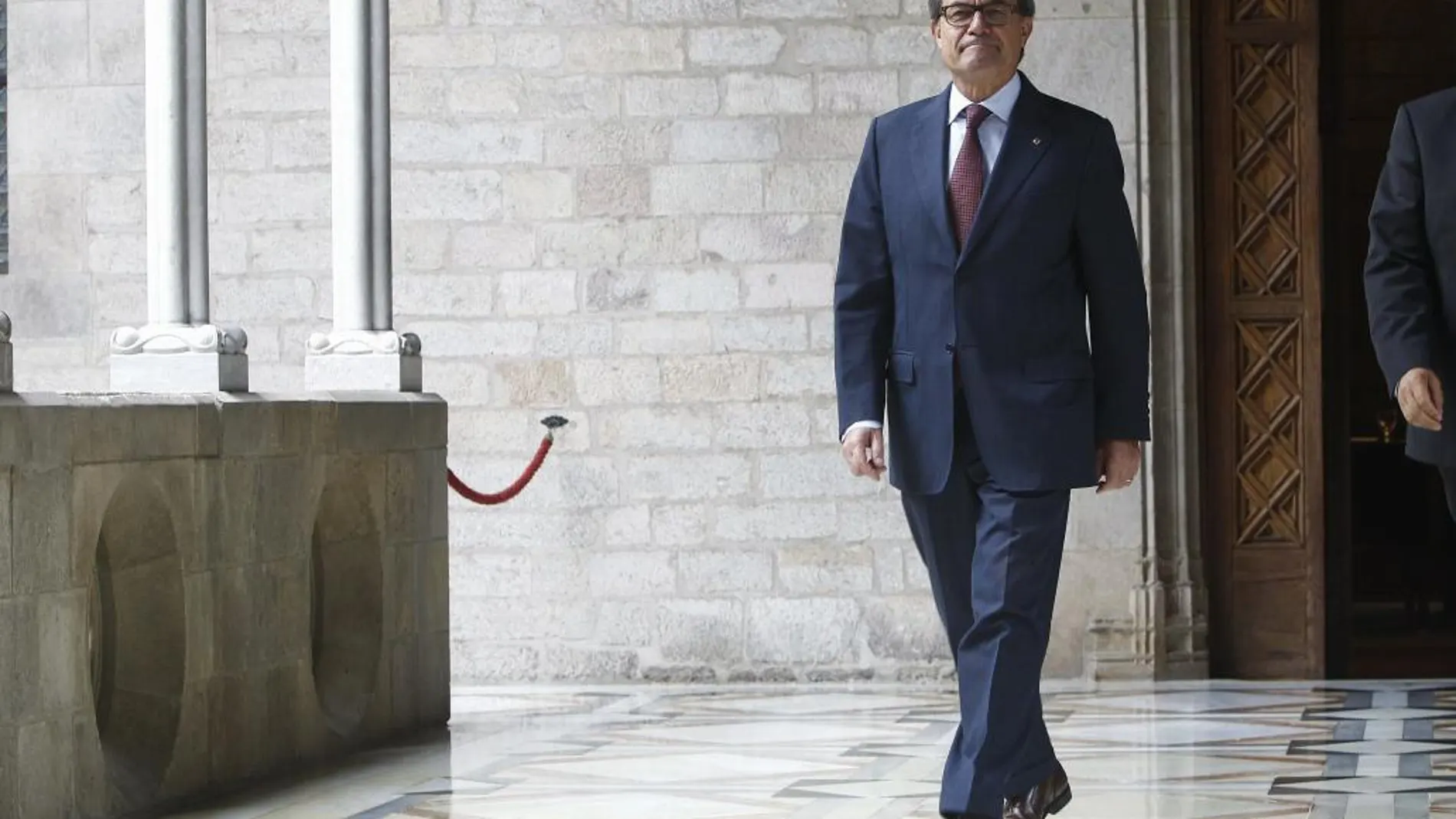 El presidente de la Generalitat en funciones, Artur Mas