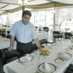 Juan José Lordén Rubio, en la terraza del establecimiento