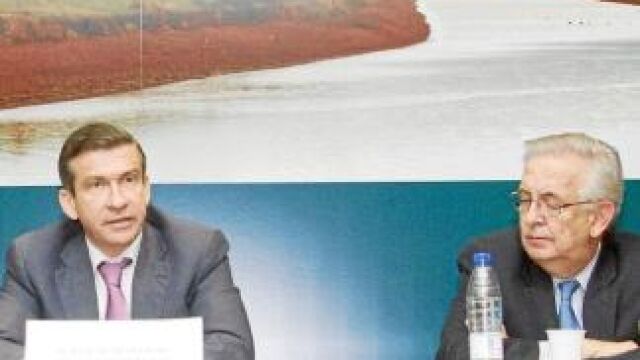 El director general Benlliure junto al catedrático Rodríguez-Iturbe