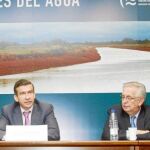 El director general Benlliure junto al catedrático Rodríguez-Iturbe