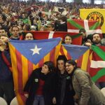 El anuncio promocionaba el partido entre las selecciones catalana y vasca