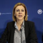La secretaria general del PP, María Dolores de Cospedal