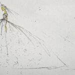LA RAZÓN ha tenido acceso a los bocetos del vestido de Laura Vecino. El cuerpo partió de un diseño entallado al que añadieron una falda voluminosa.