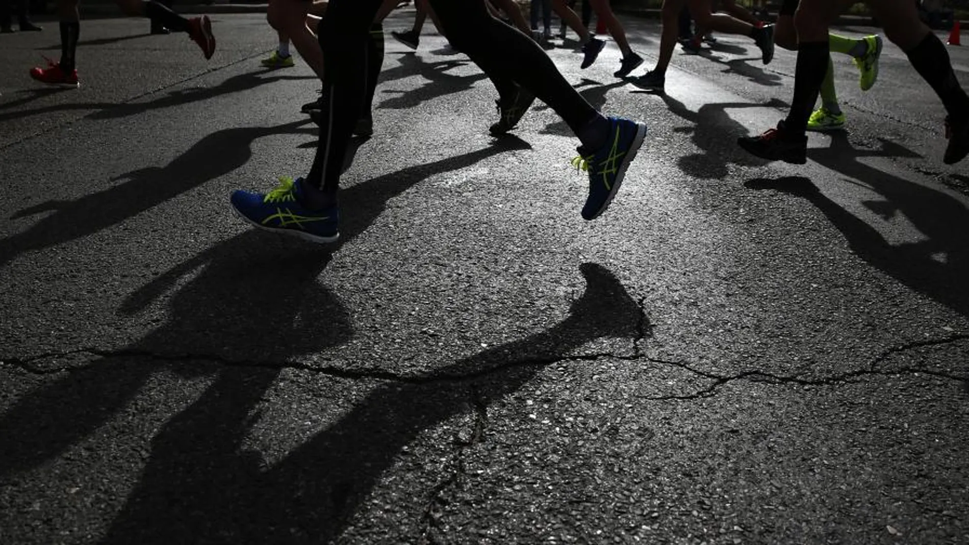 Corredores del maratón disputado en Madrid el pasado domingo