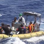 La Guardia Costera italiana ha rescatado a cientos de inmigrantes en los últimos días.