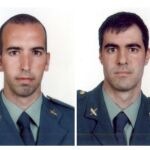 Los guardias civiles asesinados son Carlos Saenz de Tejada y Diego Salva