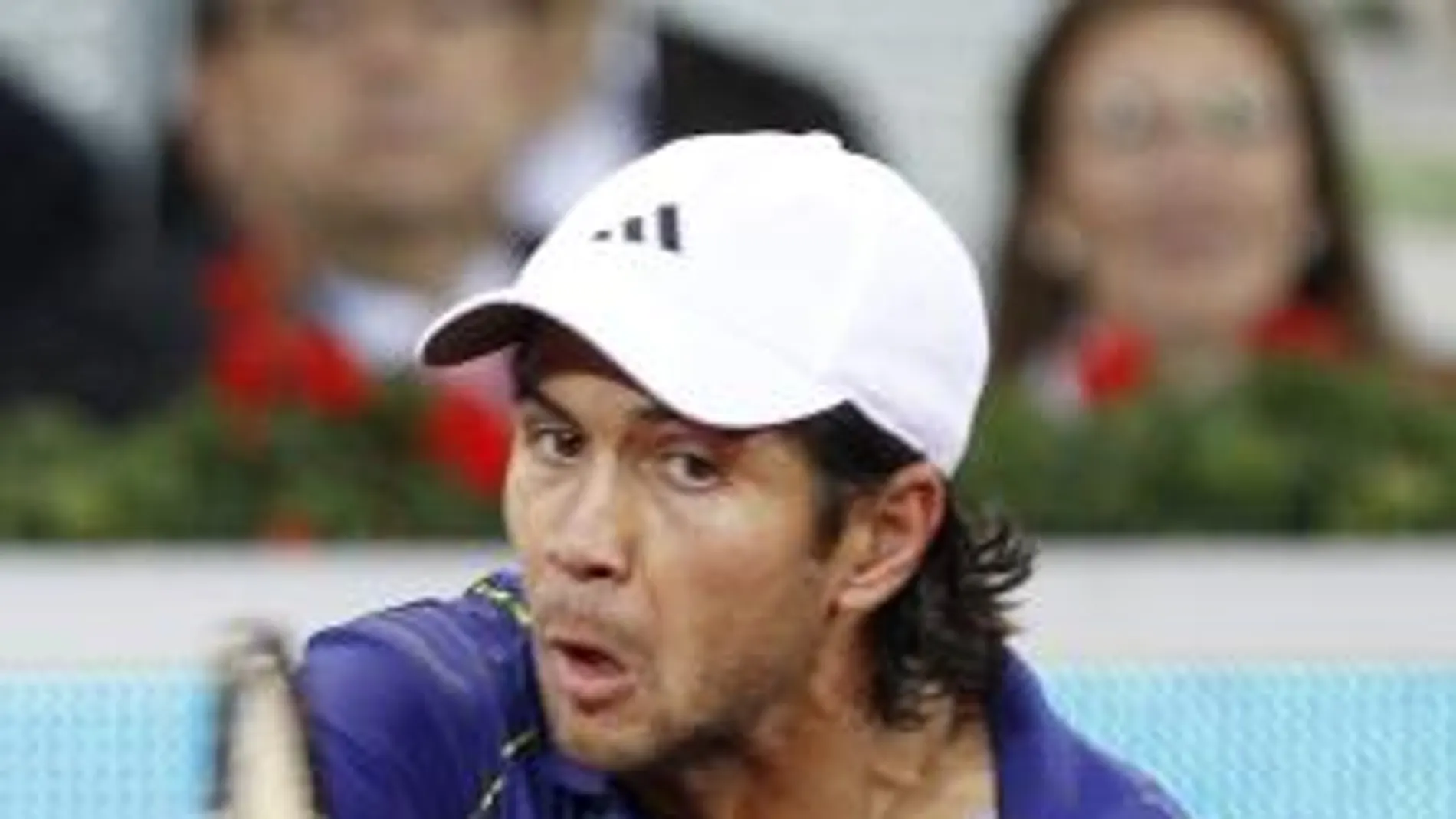 Verdasco no pudo repetir éxito en Madrid