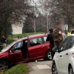 El coche utilizado para atacar a los militares