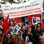 Los marroquíes ya salieron a la calle en protesta por la tibia condena de la UE a lo ocurrido en el campamento saharaui próximo a El Aaiún