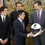 El Rey recibió un caso firmado por Marc Márquez en 2014