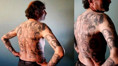 Un admirador de Julia Roberts, se hace 82 tatuajes con la cara de la actriz
