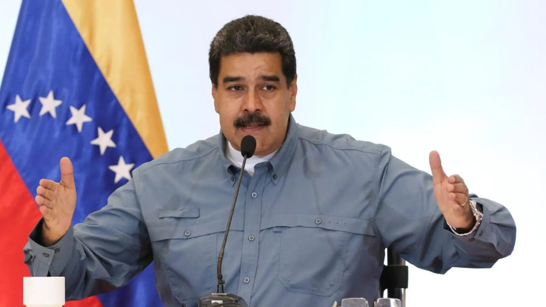 Nicolás Maduro, durante un acto este mes en Caracas. Reuters