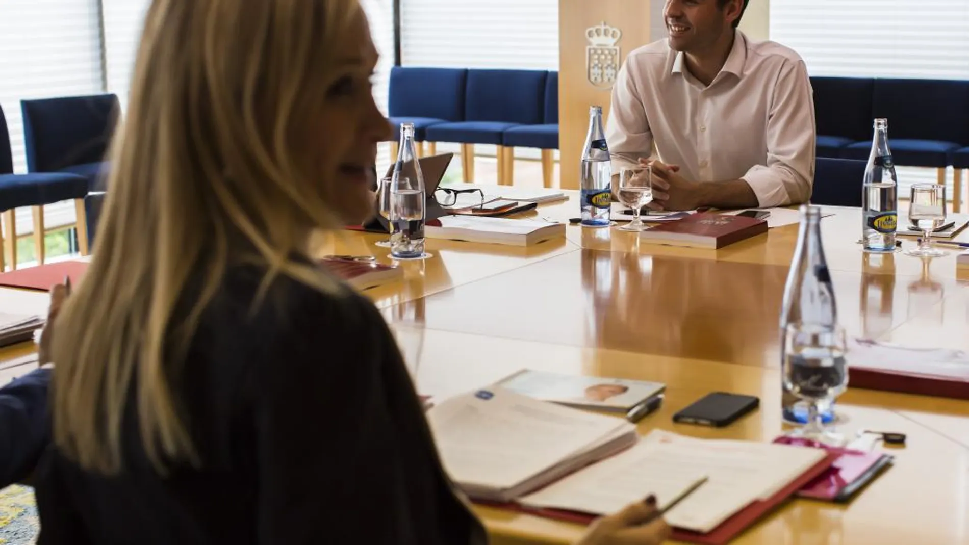 Cristina Cifuentes e Ignacio Aguado, en una imagen de archivo