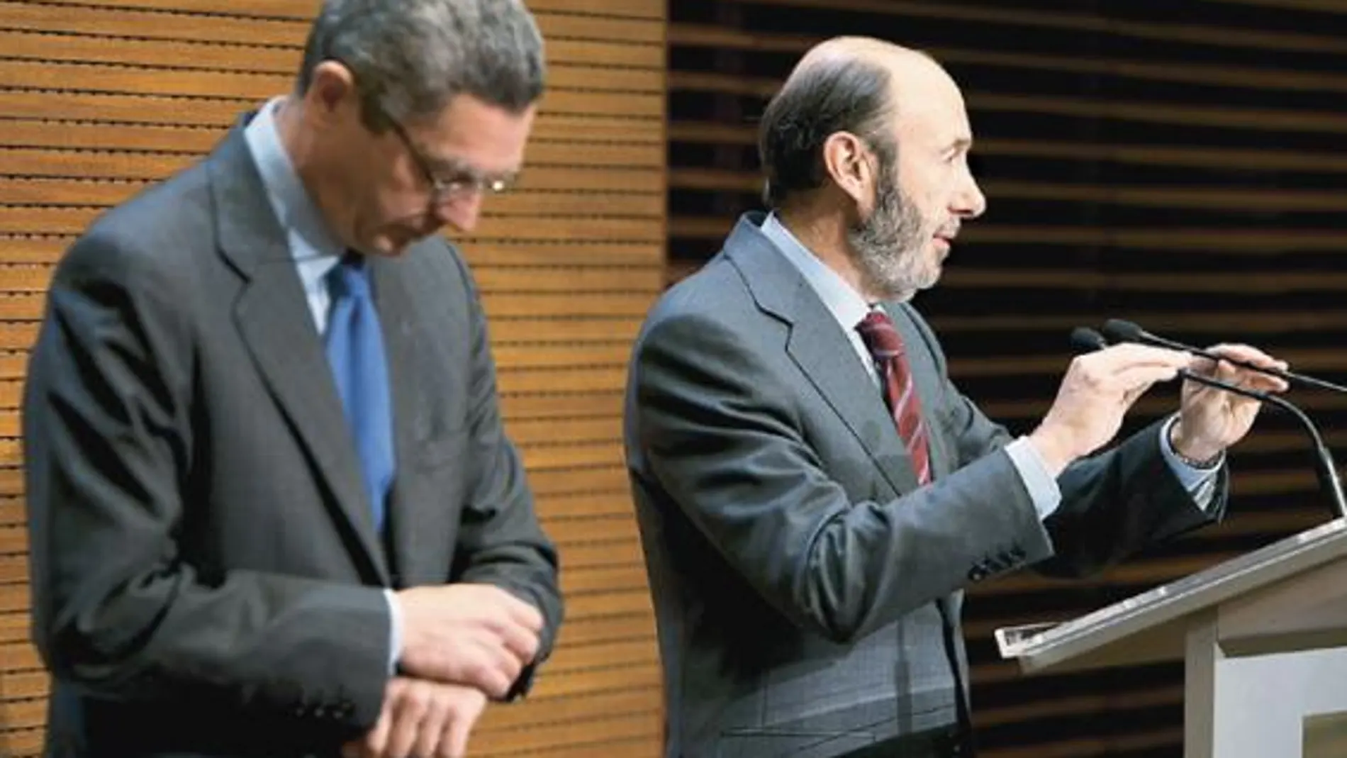El ministro del Interior y el alcalde de Madrid presentaron ayer el plan de seguridad para los Juegos Olímpicos