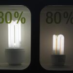 Dos modelos de bombillas LED