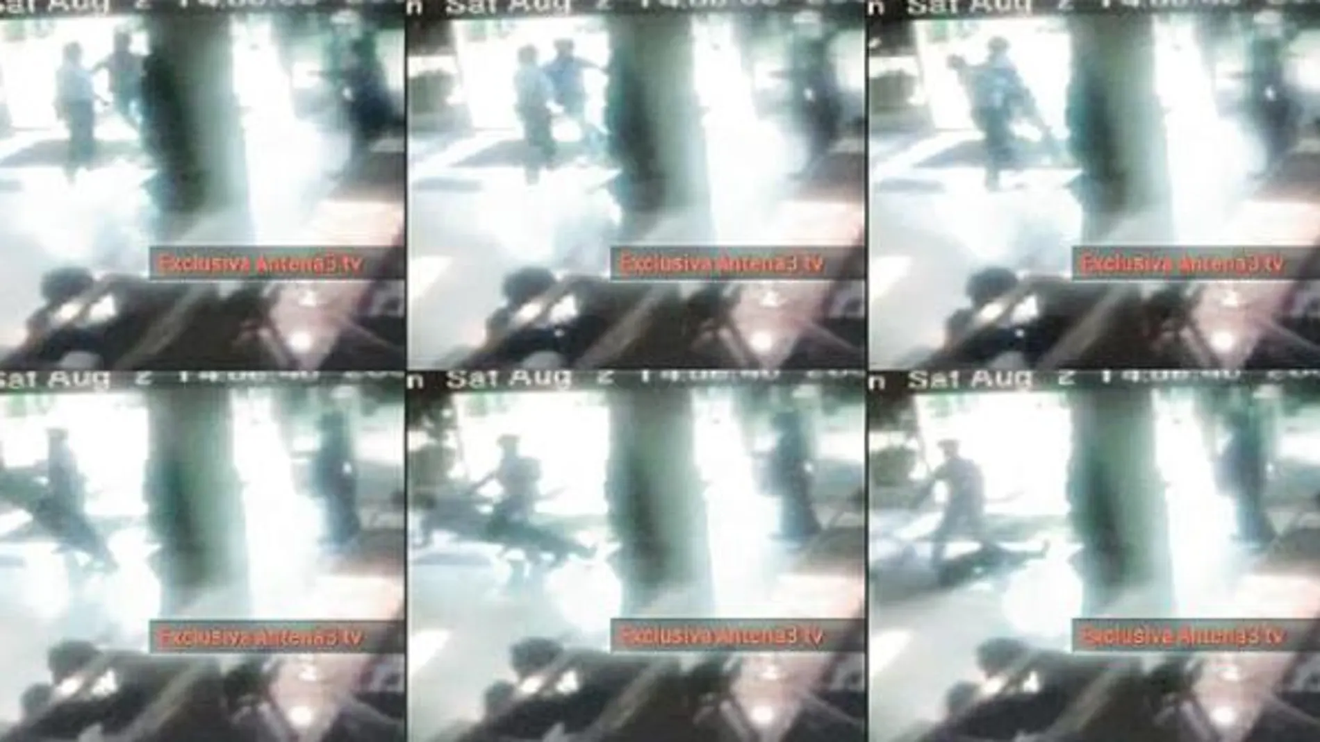 Las cámaras del hotel grabaron cómo el profesor Neira fue brutalmente golpeado por Antonio Puerta aún cuando estaba tendido en el suelo