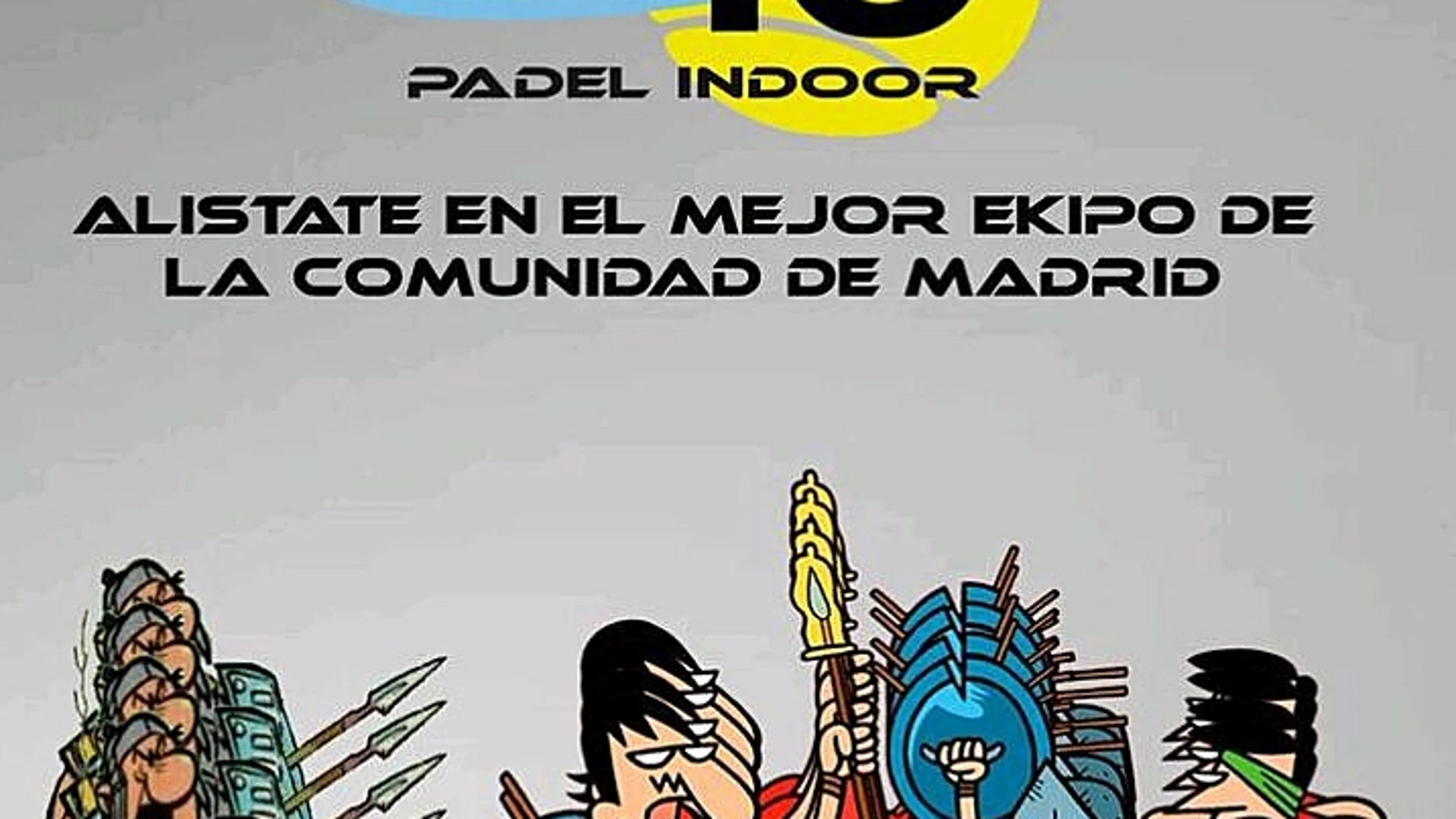 Cartel del equipo de veteranos