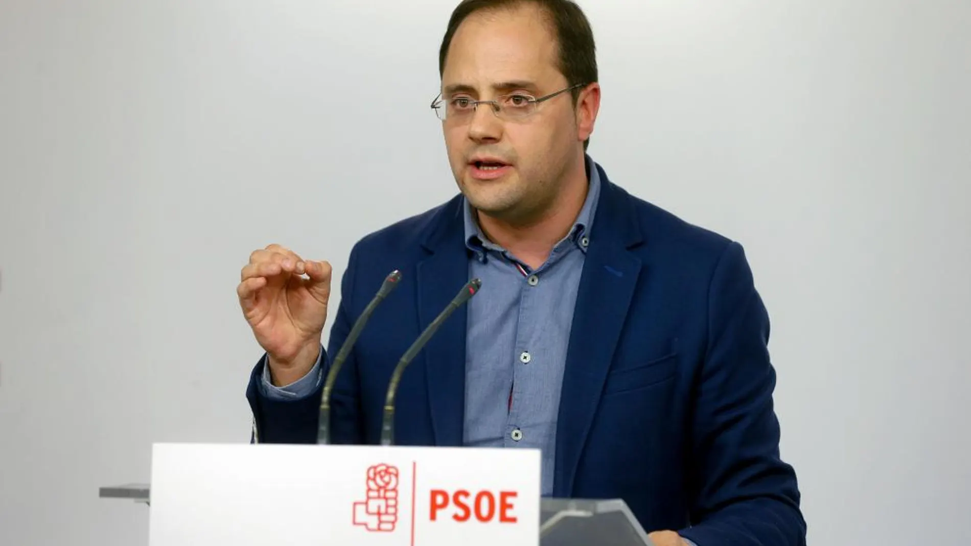 El secretario de Organización del PSOE, César Luena