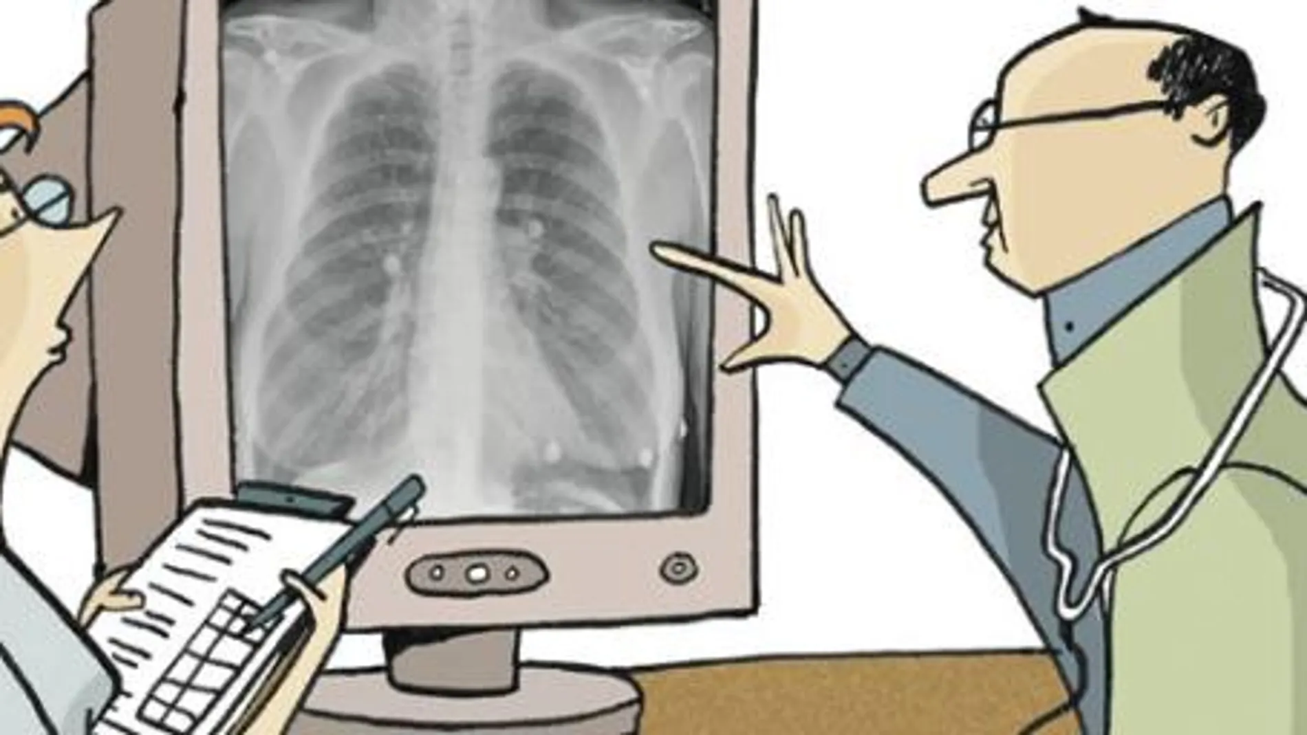 Radiografías en pantalla al instante