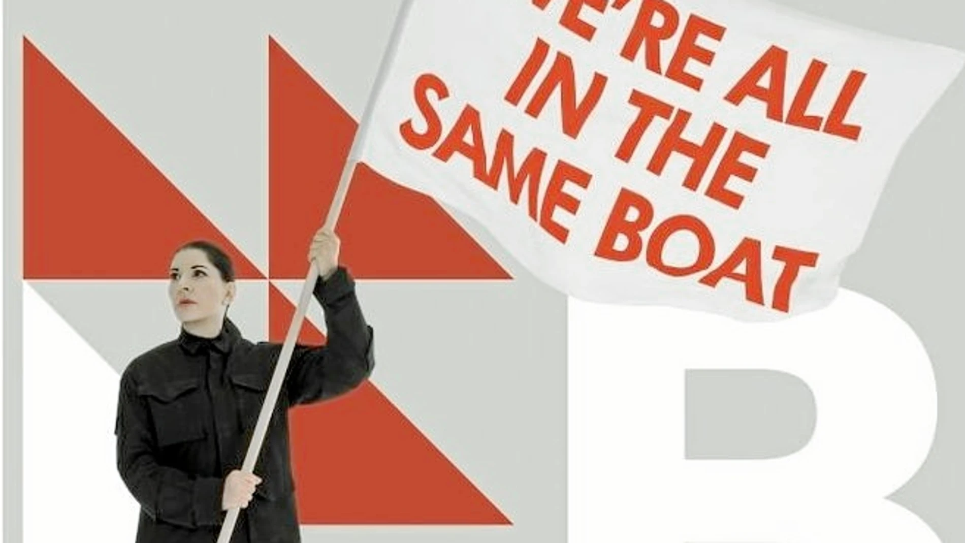Abramovic ha levantado ampollas en Italia con el diseño de este cartel para una regata