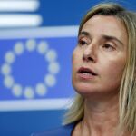 La Alta Representante de la Unión Europea (UE), Federica Mogherini