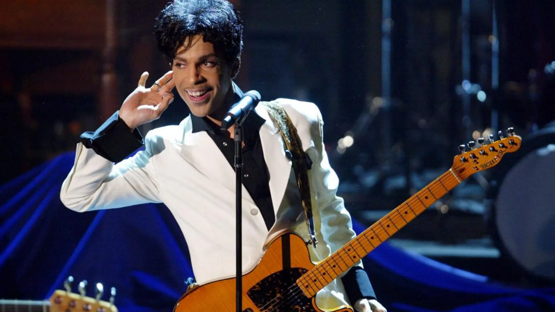 Prince durante una actuación en Nueva York