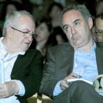 Ferran Adrià y Arzak durante el congreso celebrado en Ifema