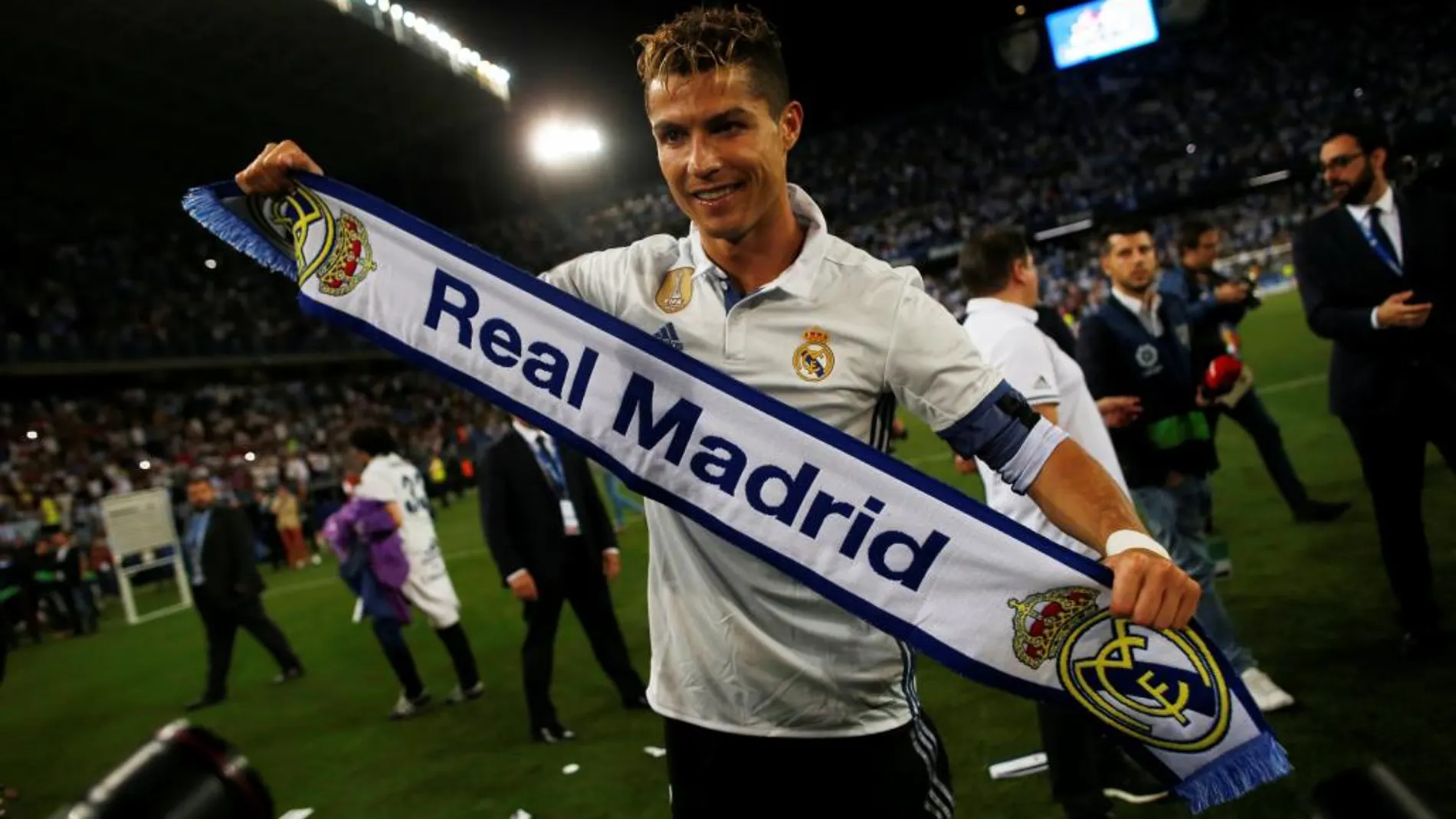 Cristiano Ronaldo, tras ganar el título